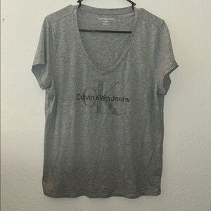 Calvin Klein Jeans Gray Women's Top